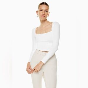 Aritzia Babaton Contour Squareneck Longsleeve